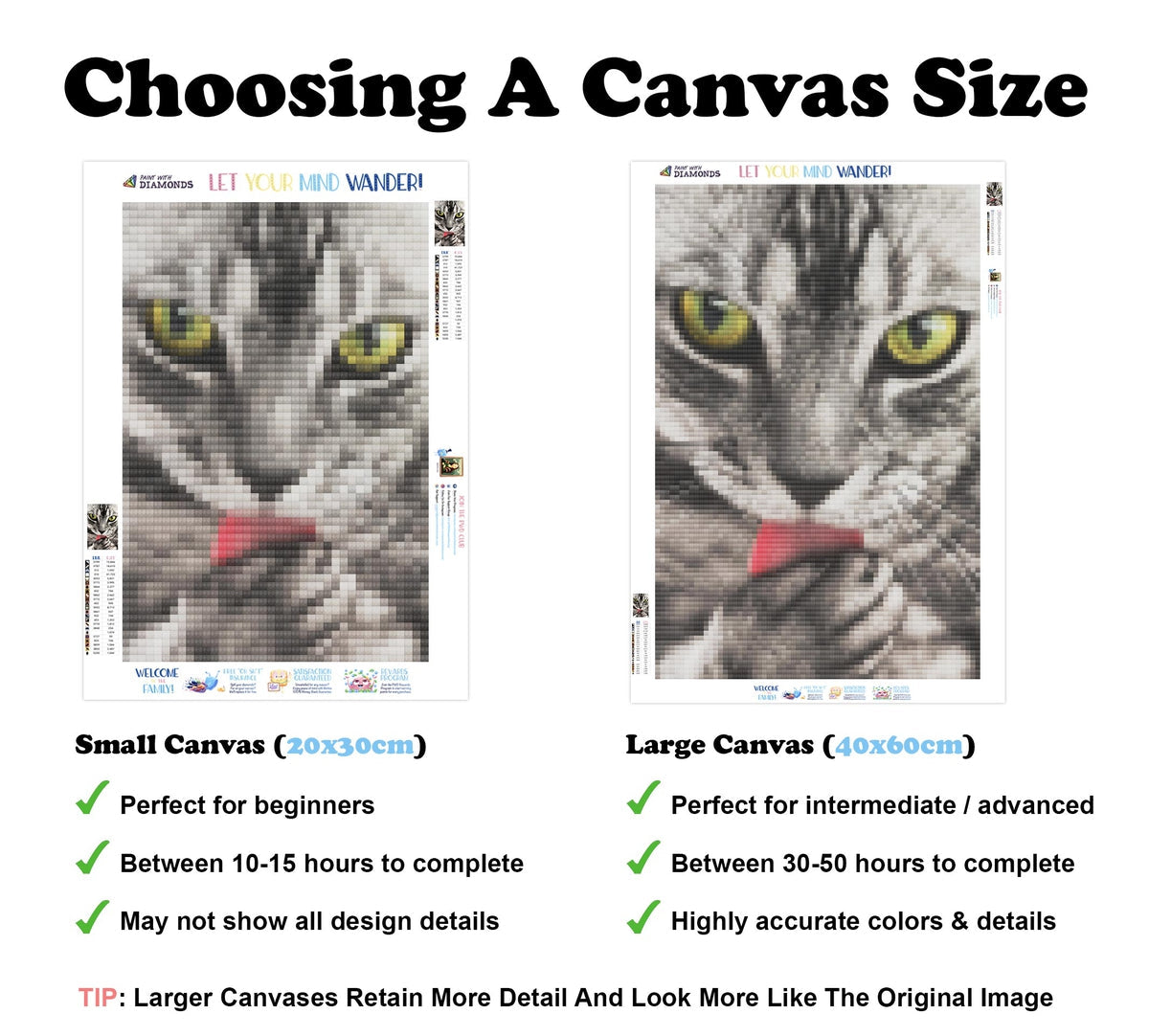 Tabby Portrait — Diamond Painting Kit