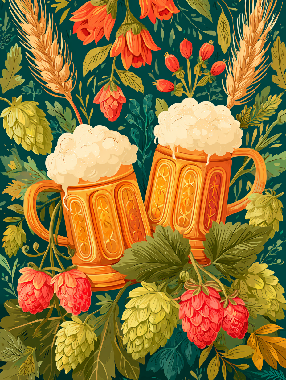 Oktoberfest Reverie — Diamond Painting Kit