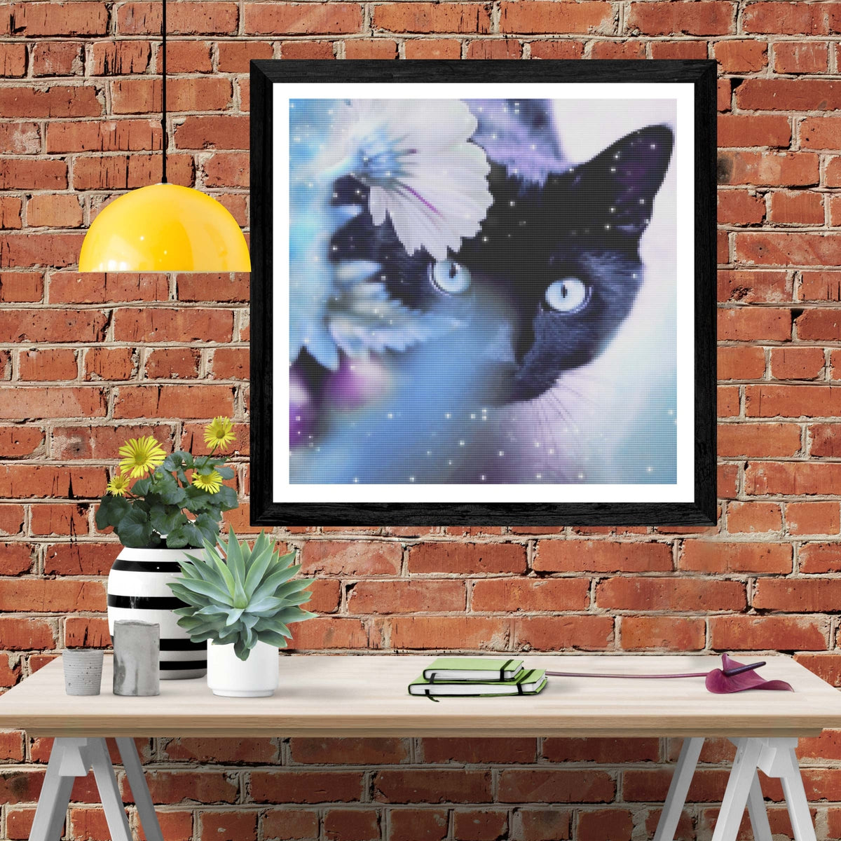 Violet Kitty — Diamond Painting Kit