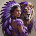 Violet Majesty (5FD+4AB) — Diamond Painting Kit