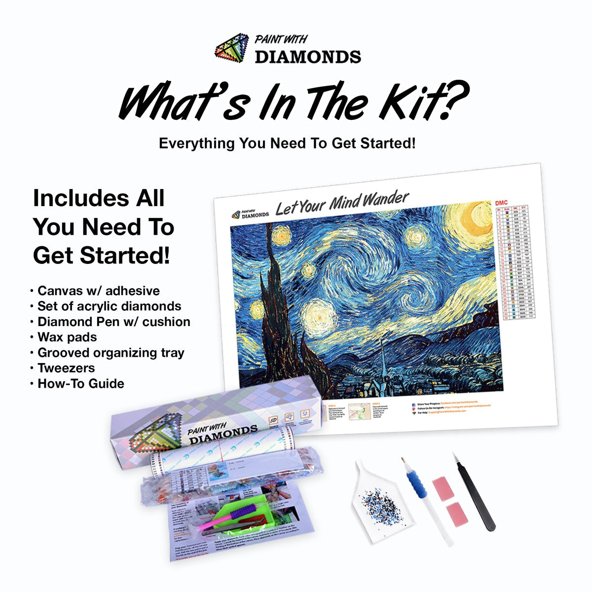 Rainbow Tiger Cat — Diamond Painting Kit