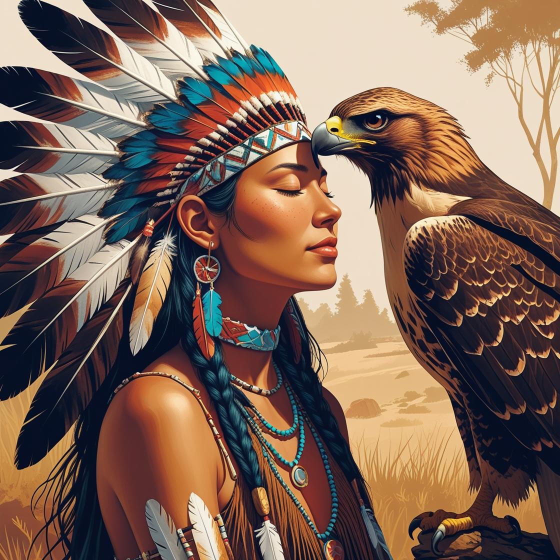 Whisper of the Eagle (5FD+4AB) — Diamond Painting Kit