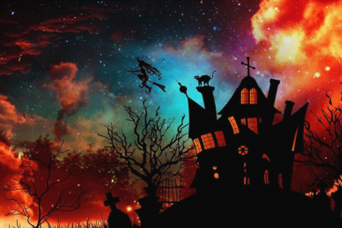 Wicked Mystical Sunset — Diamond Painting Kit
