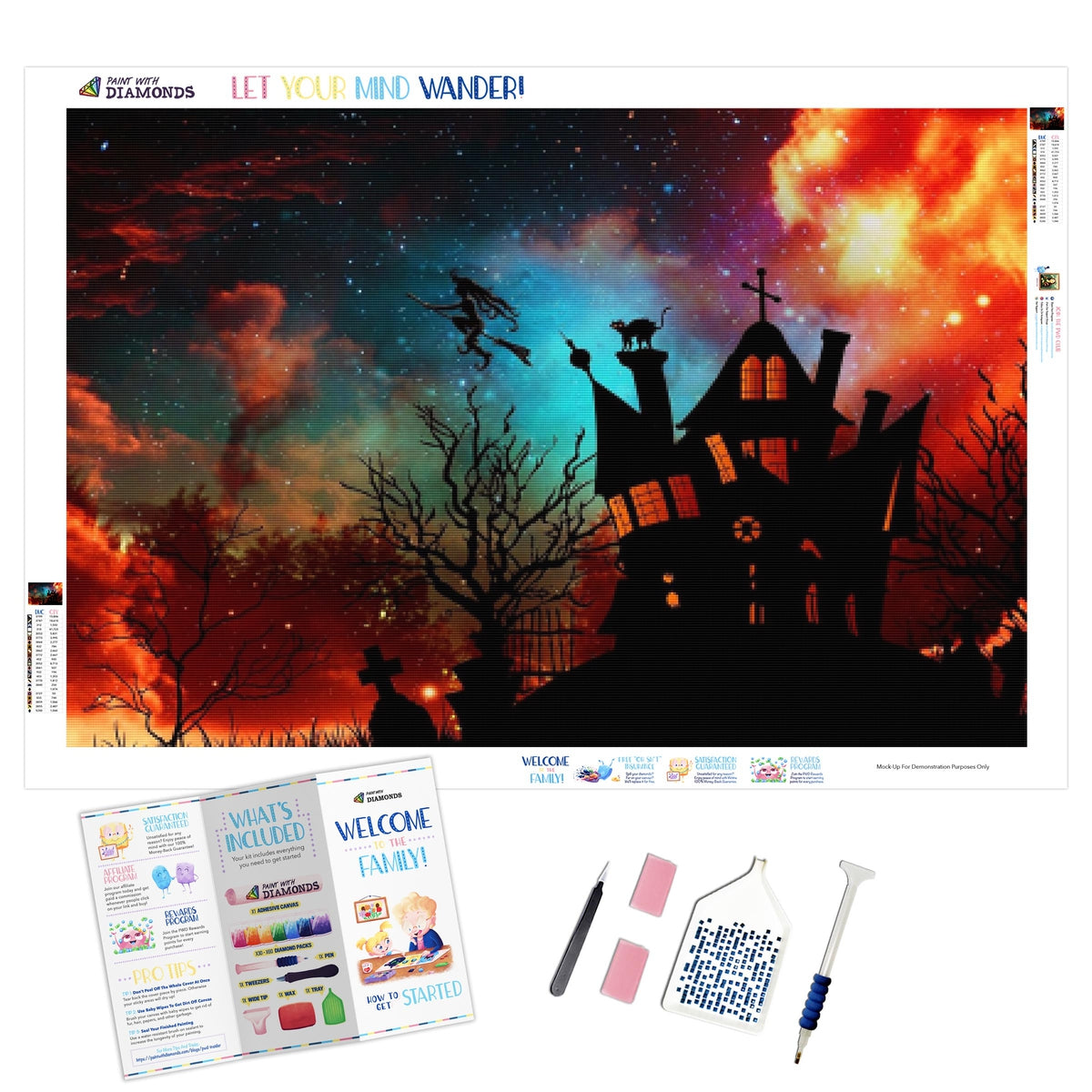 Wicked Mystical Sunset — Diamond Painting Kit