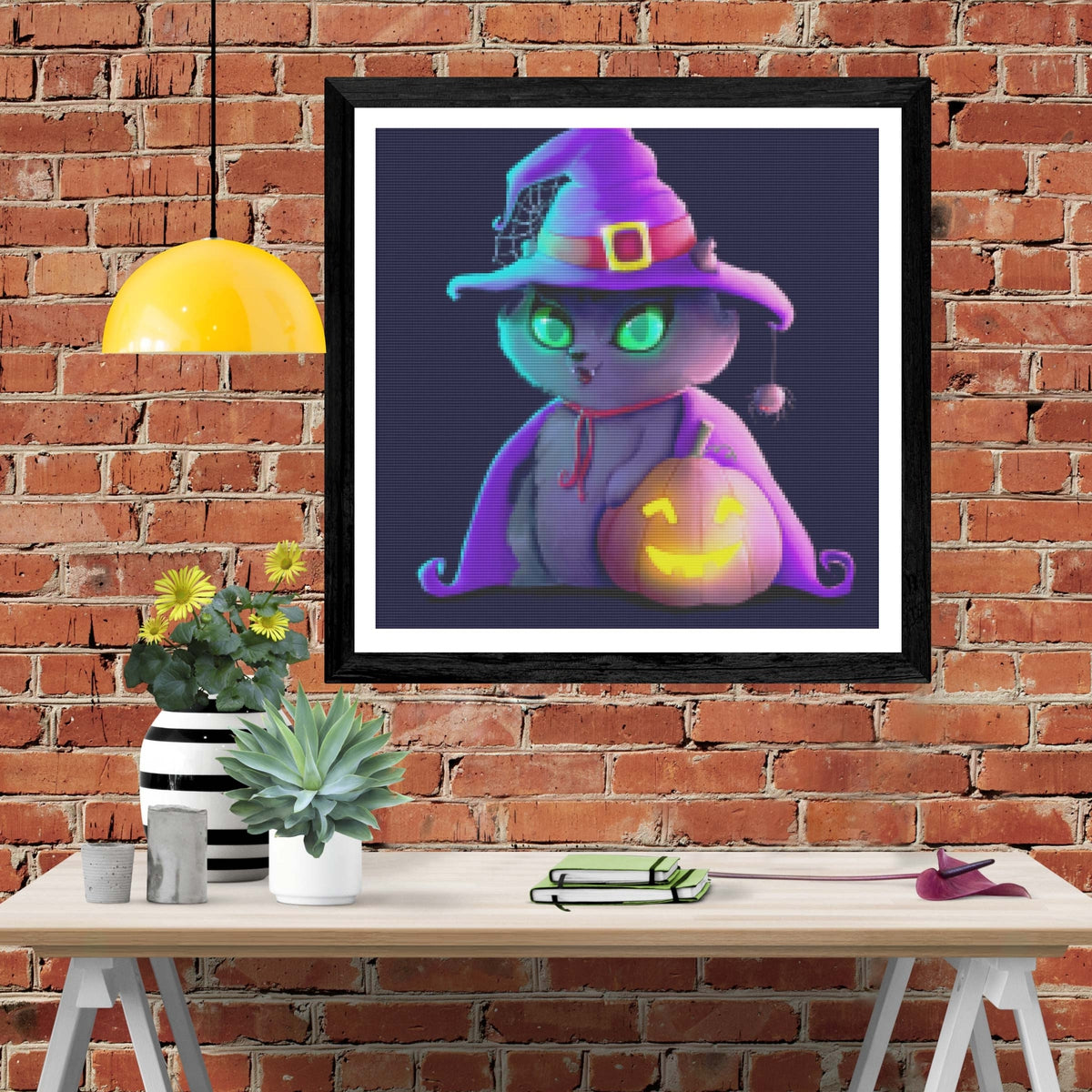 Witchy Kitty — Diamond Painting Kit