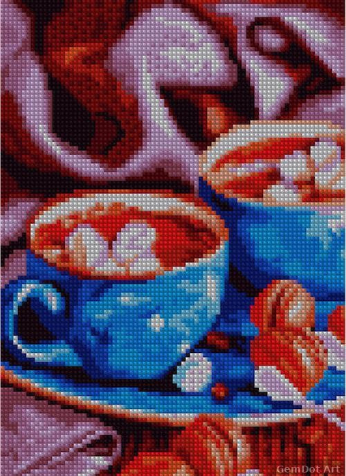 A Cup of Hot Cocoa - Starter Edition — Diamond Painting Kit