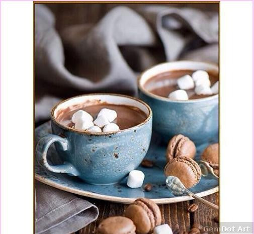 A Cup of Hot Cocoa - Starter Edition — Diamond Painting Kit