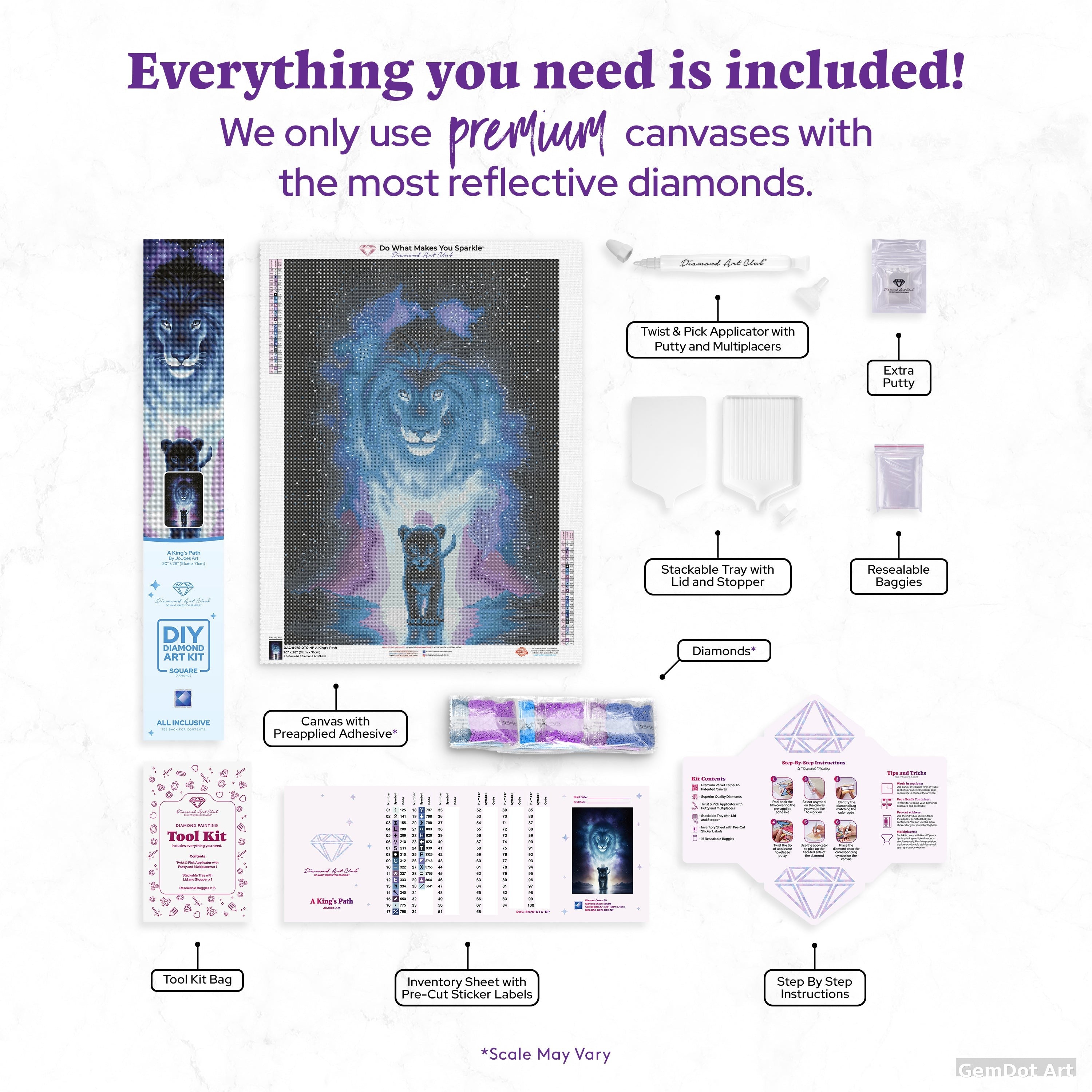 A King's Path — Diamond Painting Kit