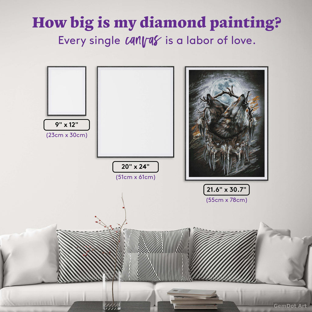 A Song for the Moonlight — Diamond Painting Kit