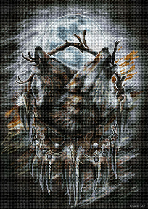 A Song for the Moonlight — Diamond Painting Kit