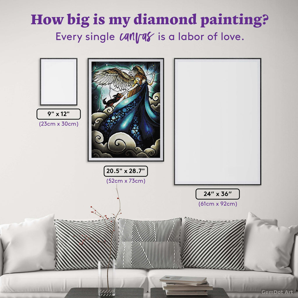 All Dogs Do Go To Heaven — Diamond Painting Kit