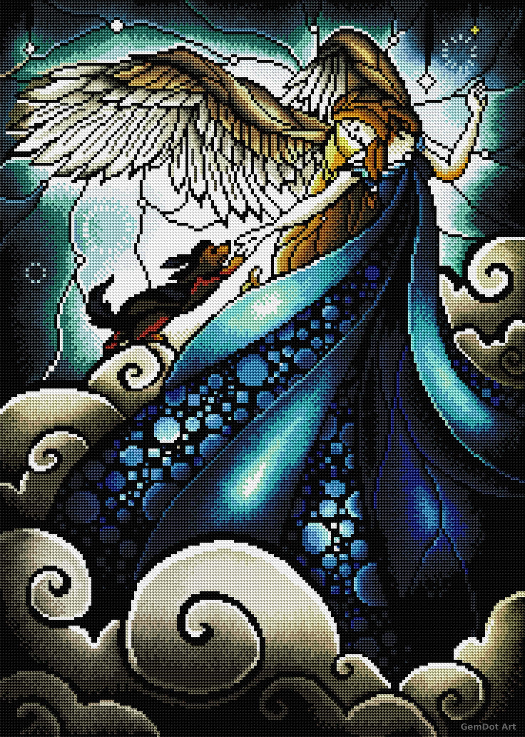 All Dogs Do Go To Heaven — Diamond Painting Kit