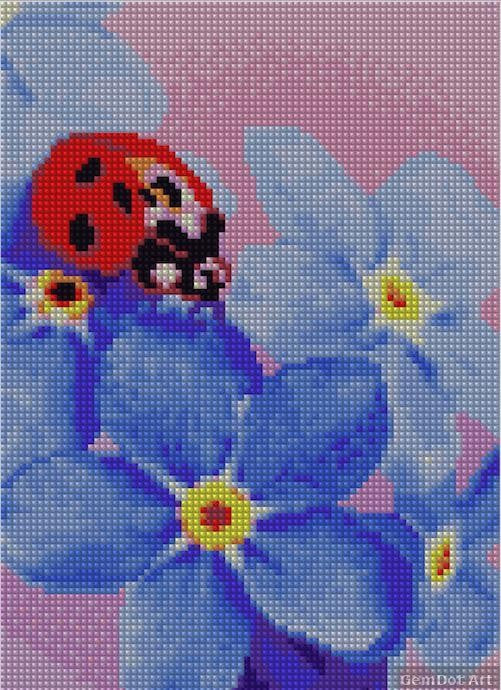 Cute Little Ladybug - Starter Edition — Diamond Painting Kit