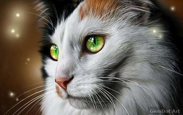 Emerald Gaze — Diamond Painting Kit