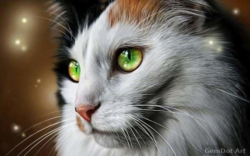 Emerald Gaze — Diamond Painting Kit