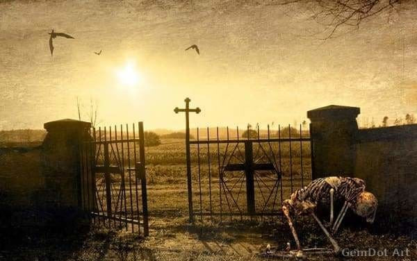 Fantasy Cemetery — Diamond Painting Kit