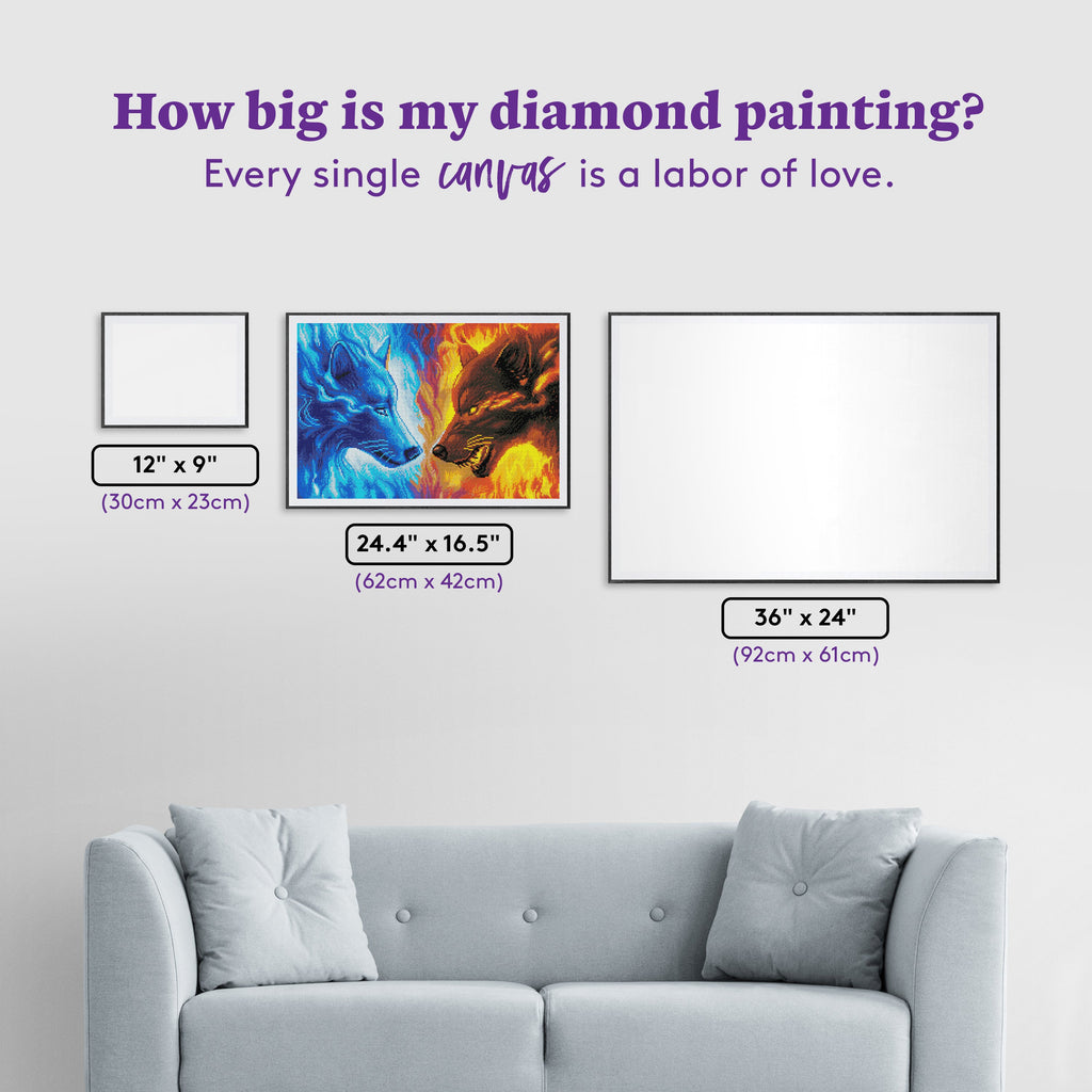 Fire and Ice — Diamond Painting Kit