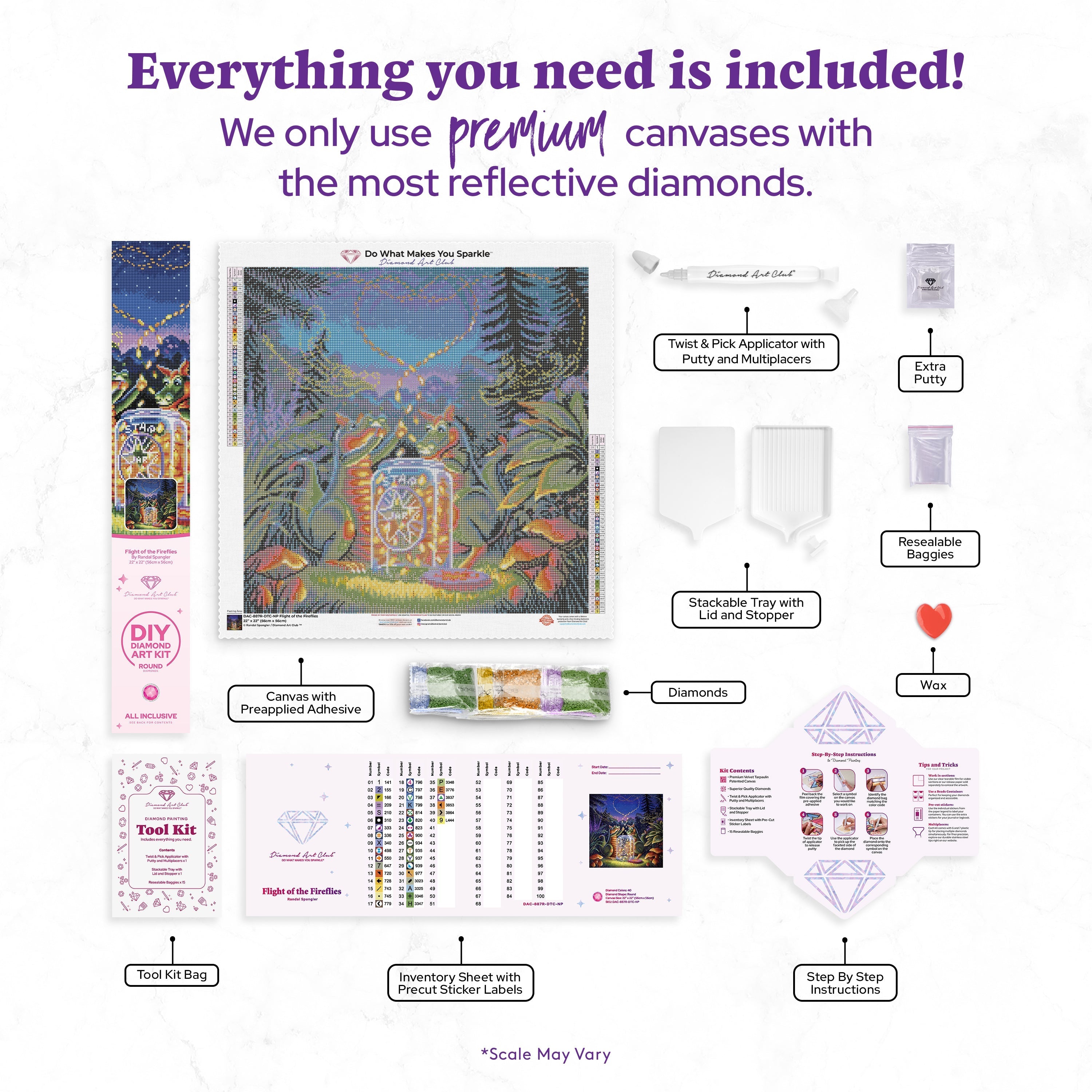 Flight of the Fireflies — Diamond Painting Kit