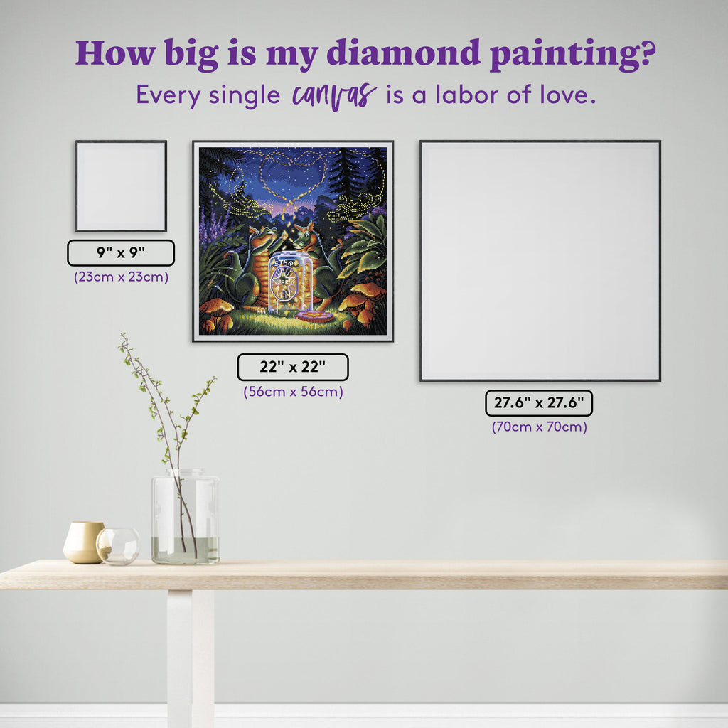 Flight of the Fireflies — Diamond Painting Kit