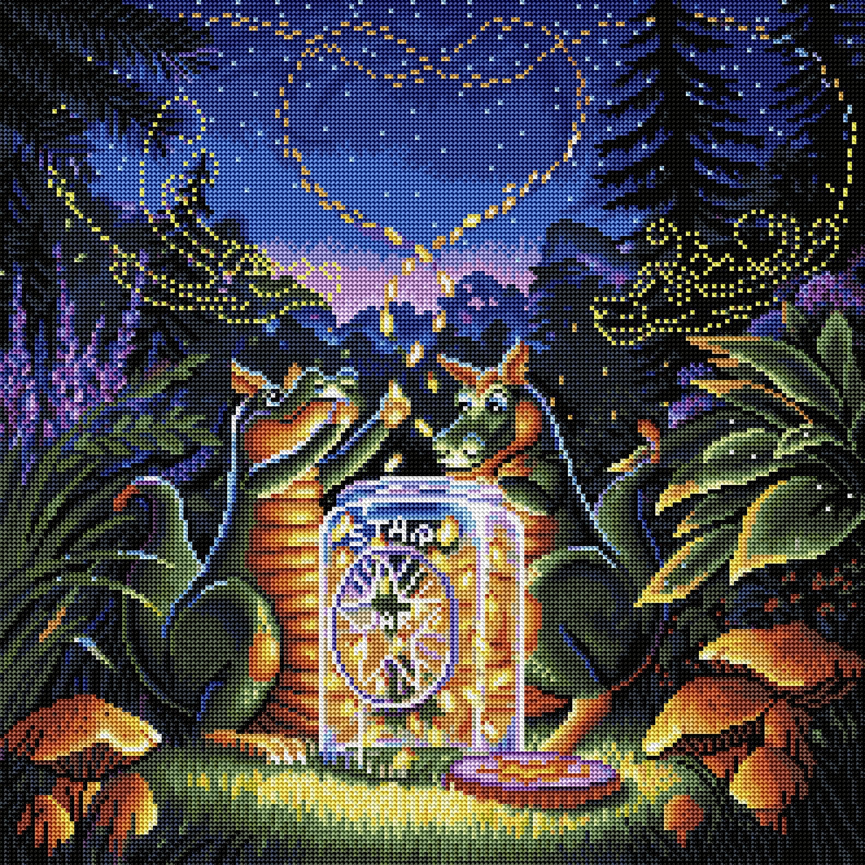 Flight of the Fireflies — Diamond Painting Kit