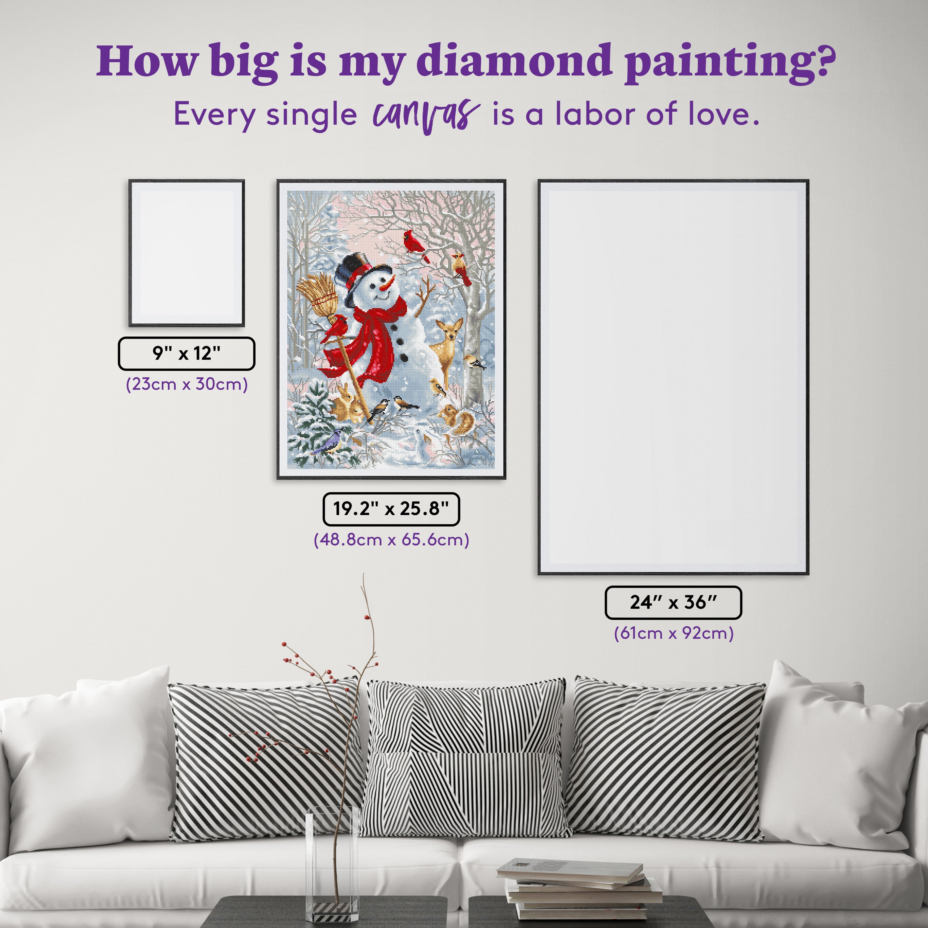 Frosty Forest Friend — Starter Diamond Painting Kit