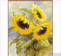 Golden Sunflowers - Starter Edition — Diamond Painting Kit