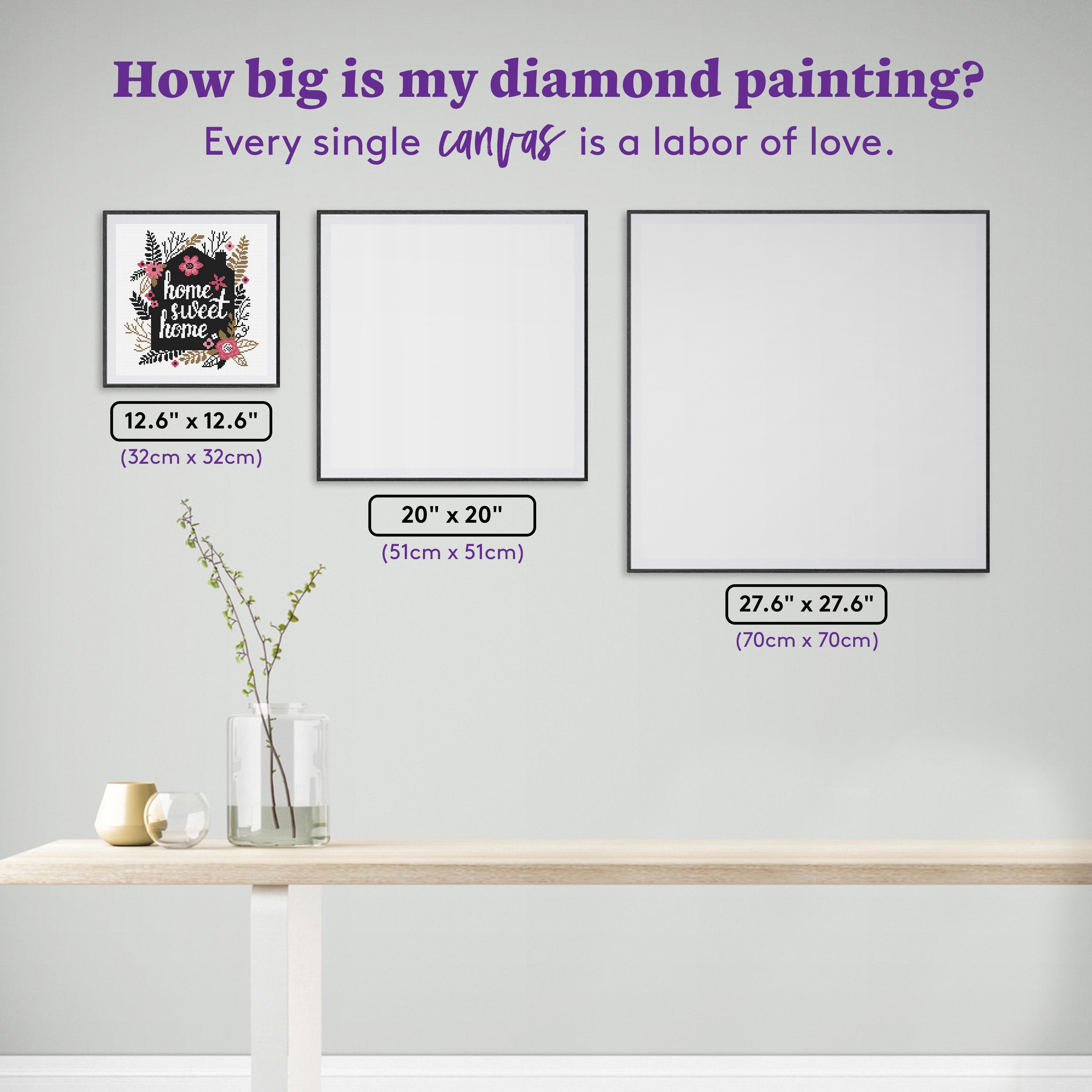 Home Sweet Home — Starter Diamond Painting Kit