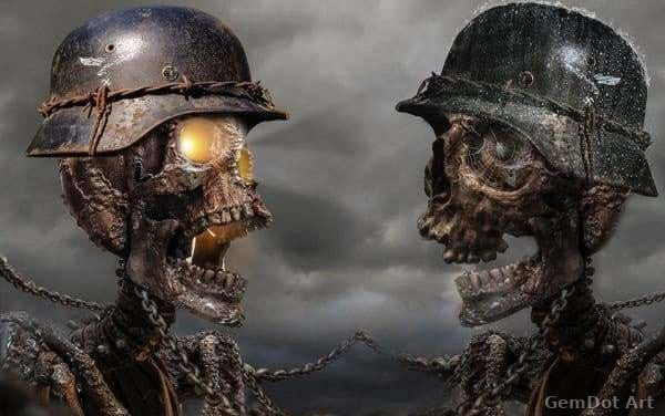 Horrors Of War — Diamond Painting Kit