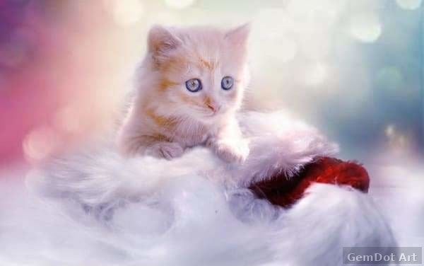 Kittens For Christmas — Diamond Painting Kit