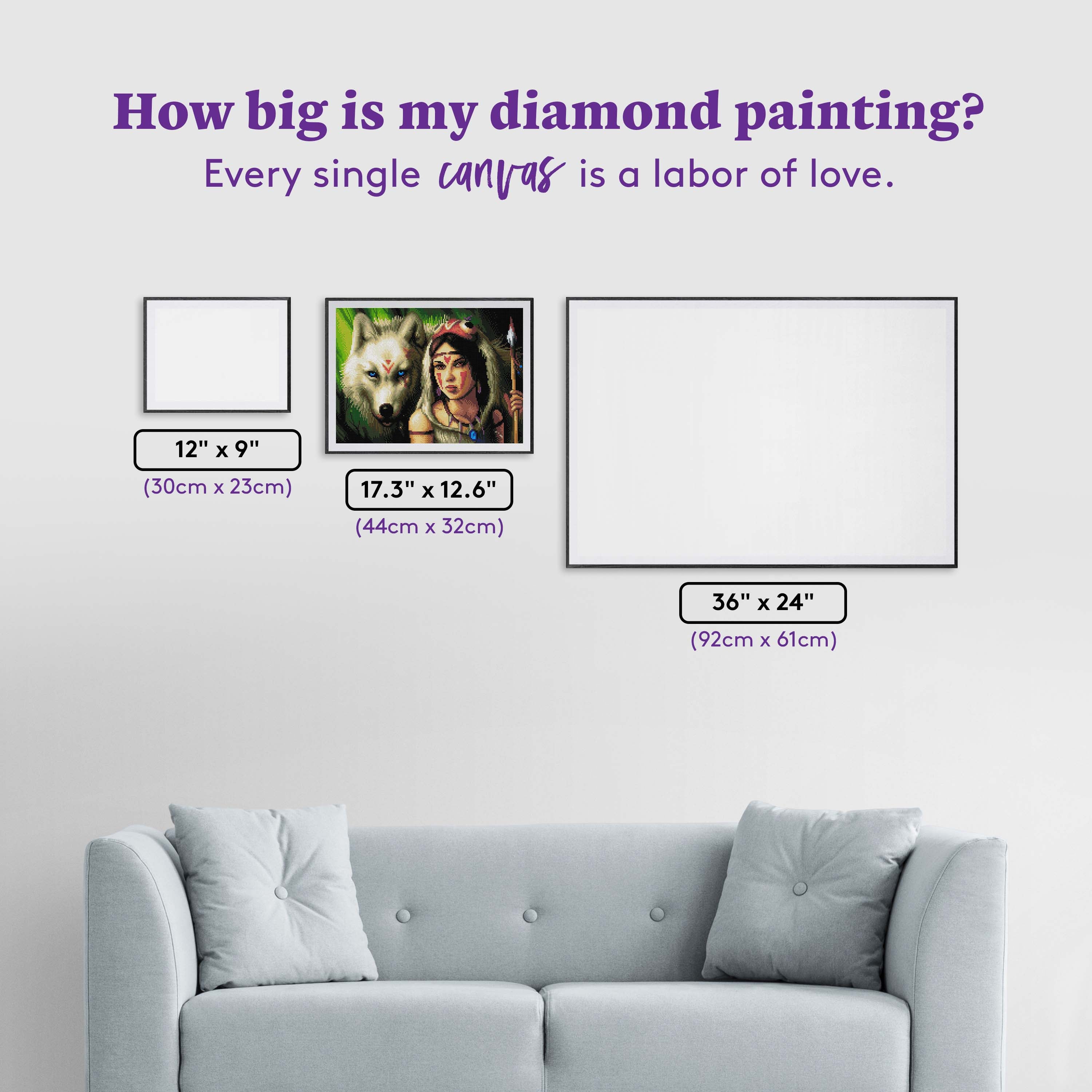 Princess Mononoke — Starter Diamond Painting Kit