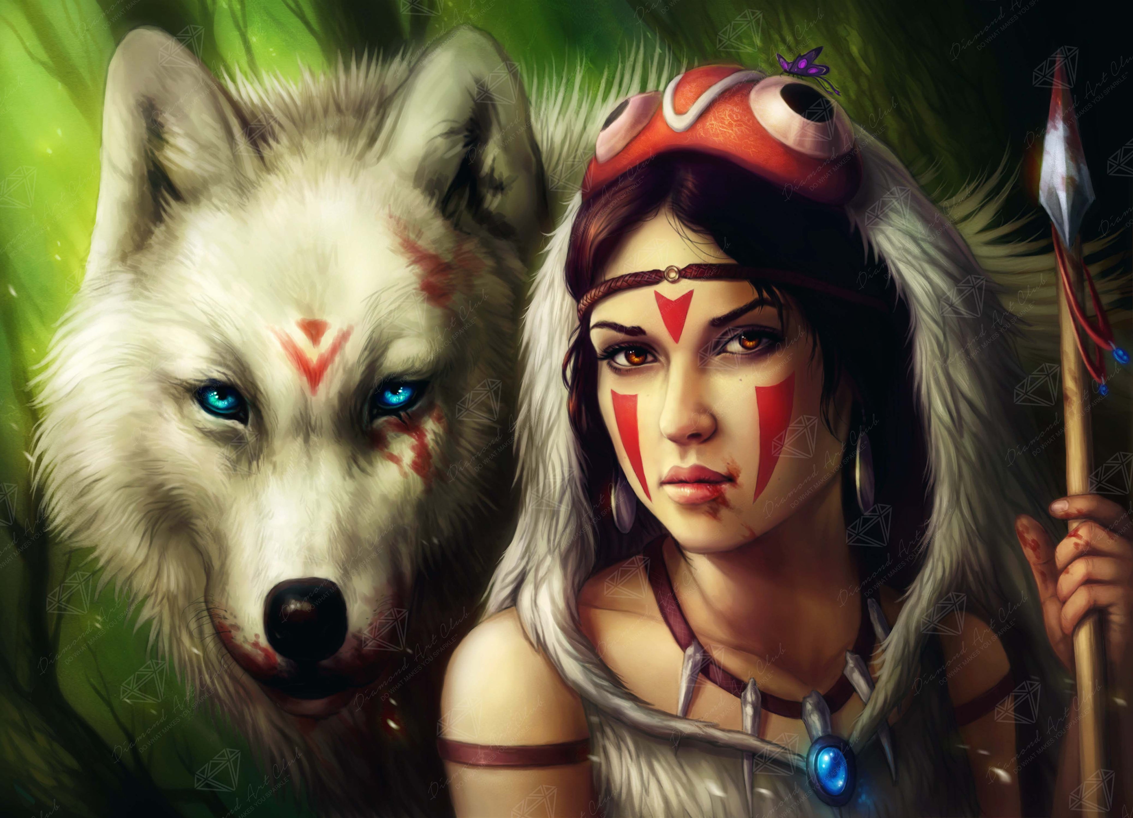Princess Mononoke — Starter Diamond Painting Kit