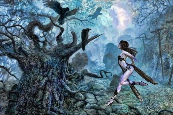 Raven Fairy — Diamond Painting Kit