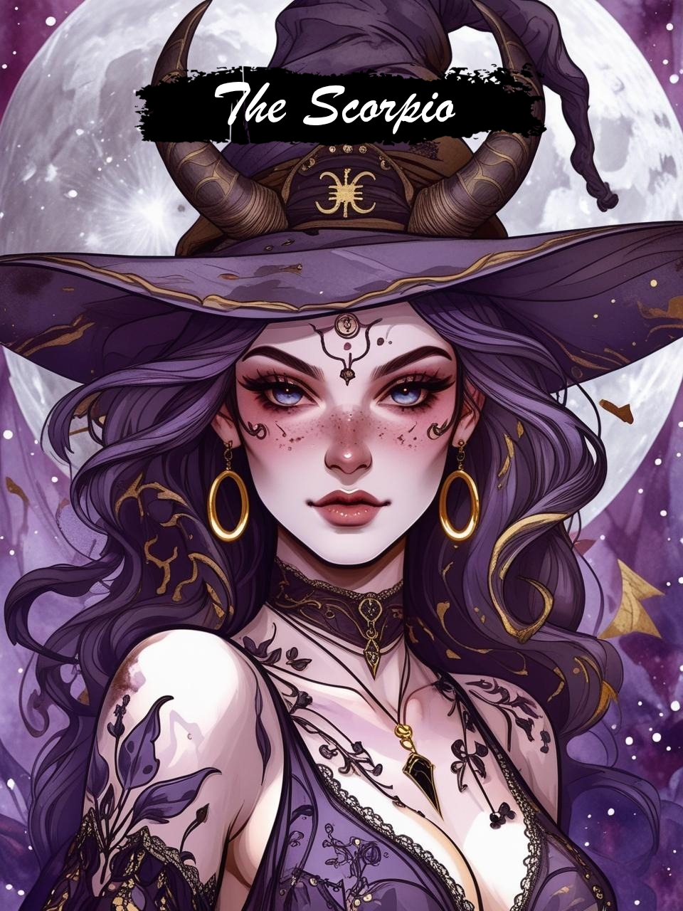 The Scorpio – Midnight Power (3FD + 3AB + 3Metallic) — Diamond Painting Kit
