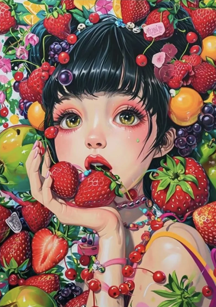 Juicy Daydream (5FD + 3AB) — Starter Diamond Painting Kit