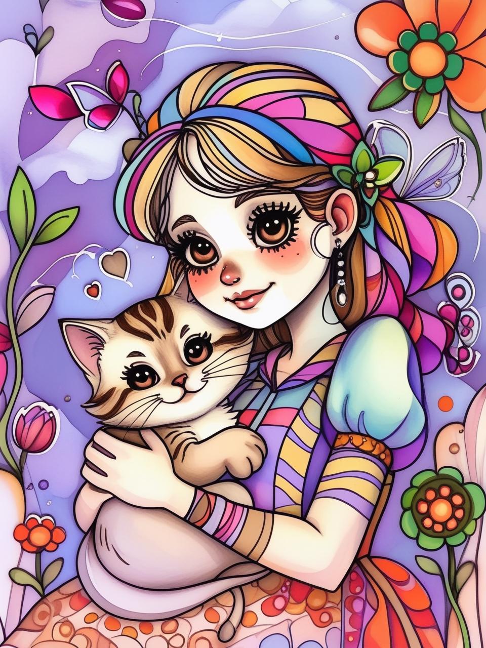 Whimsy & Wonder (FD+AB Drills) — Starter Diamond Painting Kit