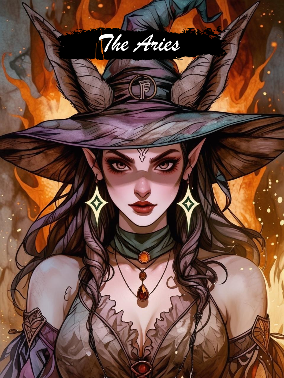 The Aries – Fierce Flame (3FD + 3AB + 3Metallic) — Diamond Painting Kit