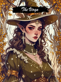 The Virgo – Golden Grace (3FD + 3AB + 3Metallic) — Diamond Painting Kit