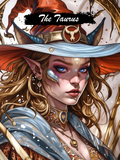 The Taurus – Earthbound Enchantress (3FD + 3AB + 3Metallic) — Diamond Painting Kit