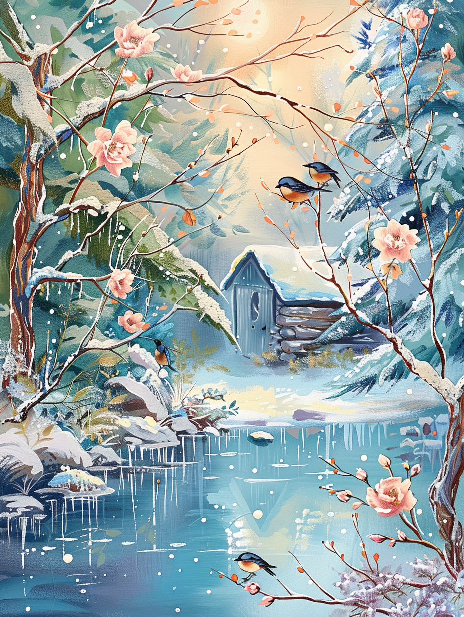 Seasons of Serenity — Diamond Painting Kit