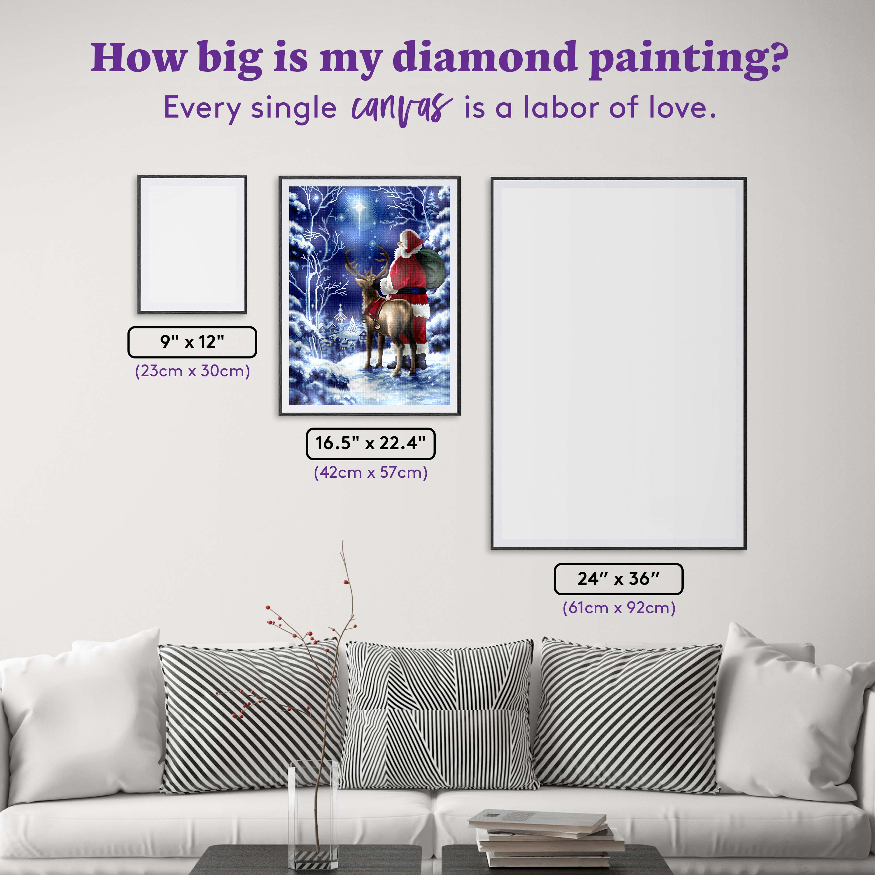 Starry Night Santa — Diamond Painting Kit
