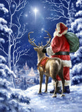 Starry Night Santa — Diamond Painting Kit