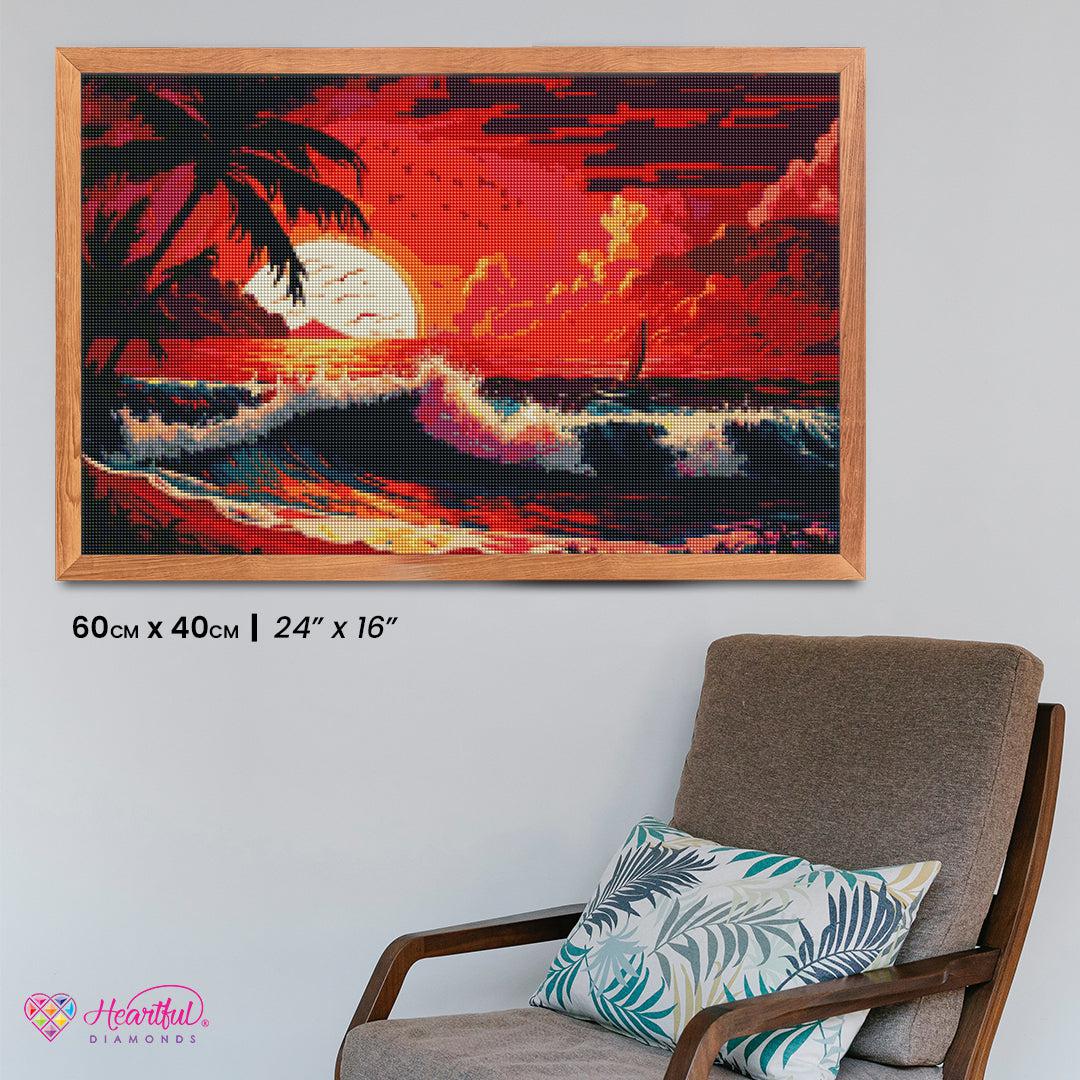 Sunset Paradise — Diamond Painting Kit