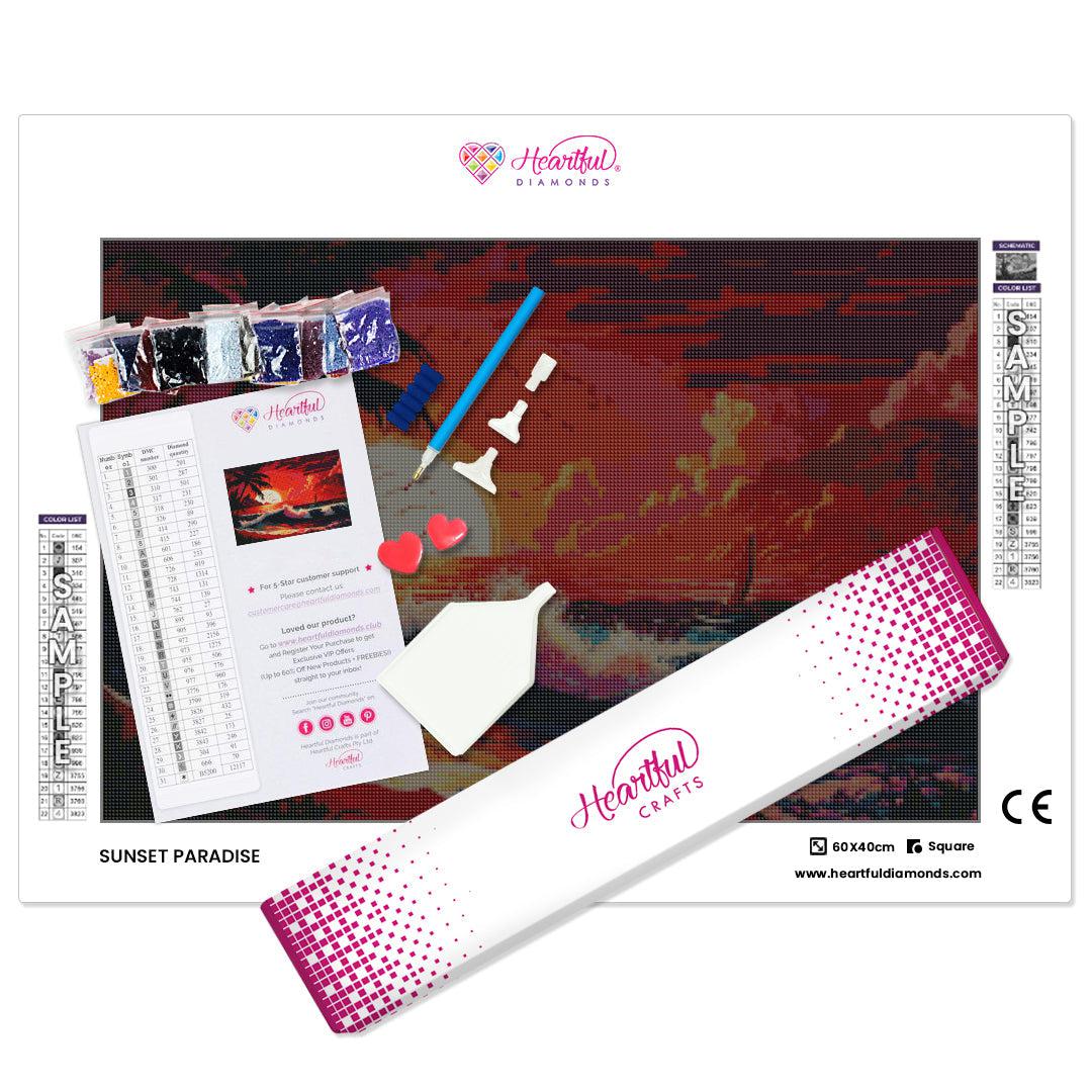 Sunset Paradise — Diamond Painting Kit