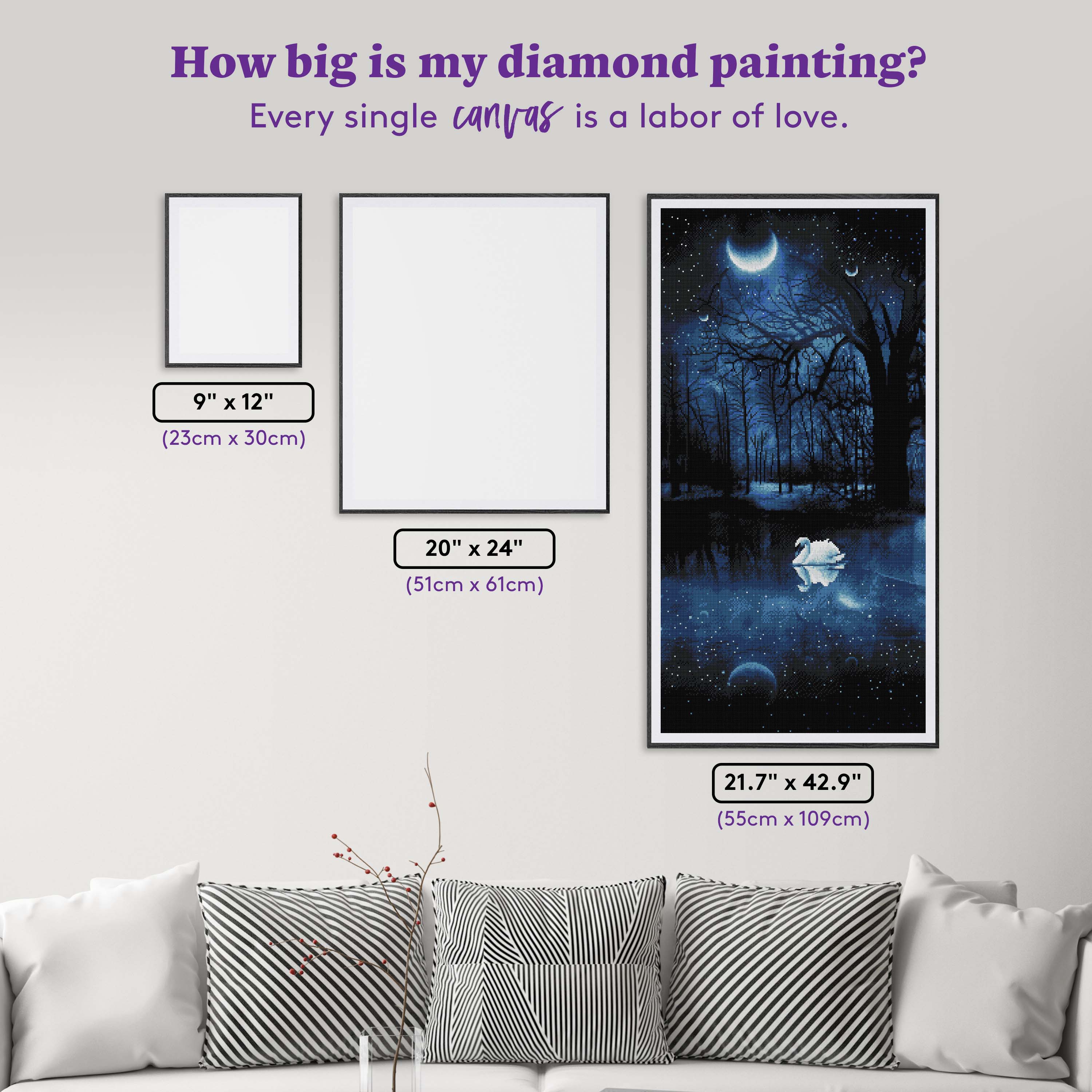 Swan Lake — Diamond Painting Kit