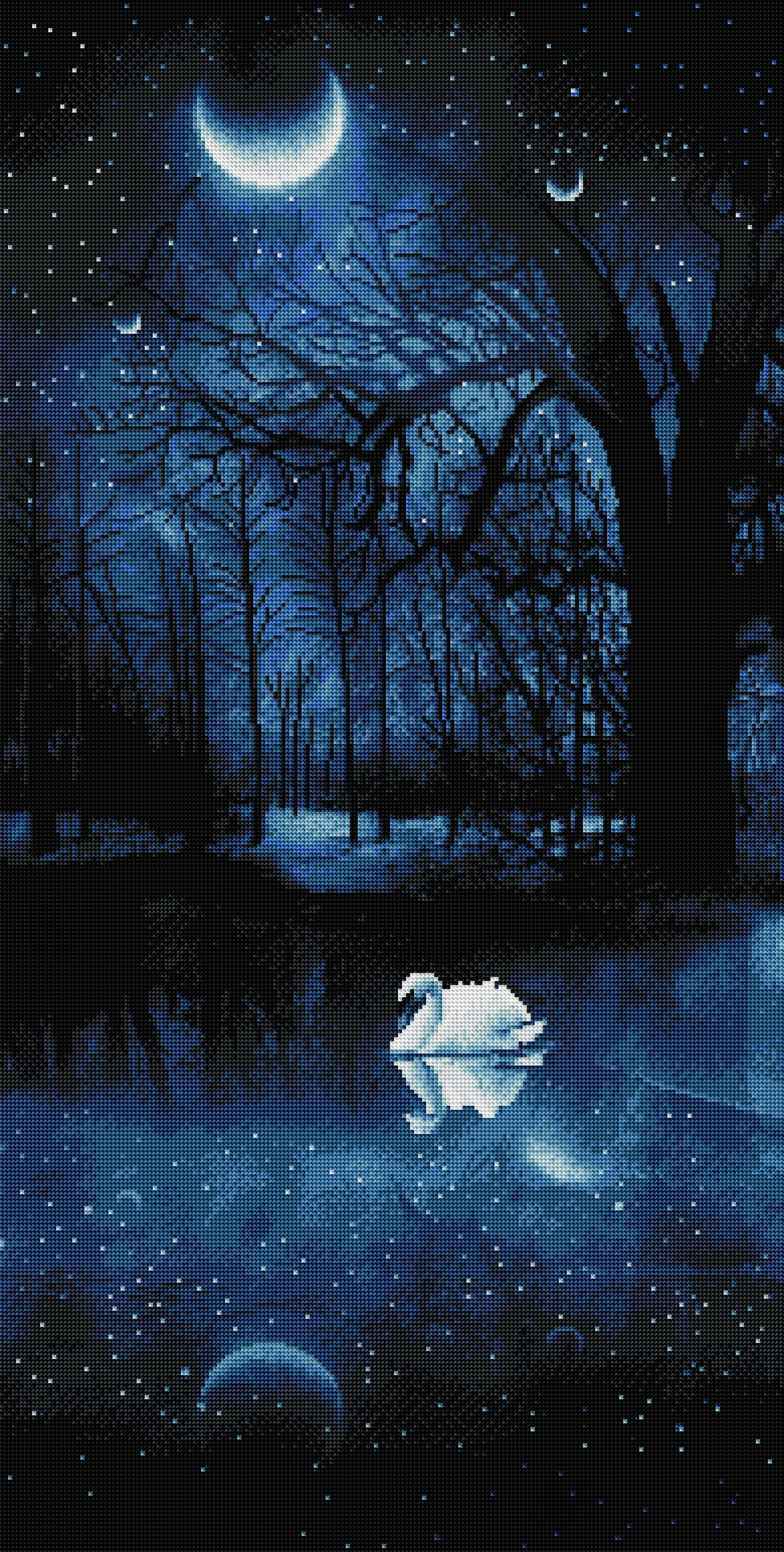 Swan Lake — Diamond Painting Kit