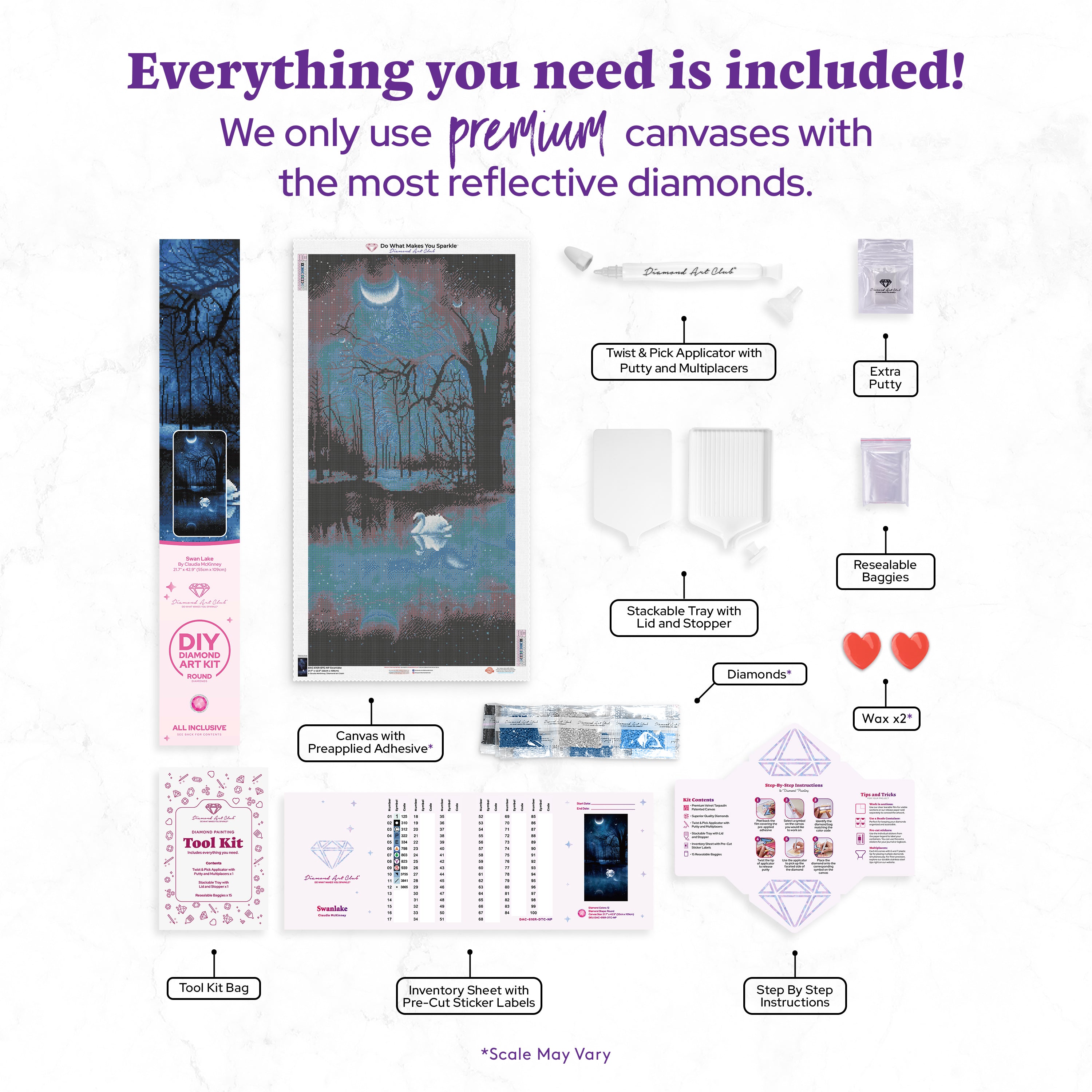 Swan Lake — Diamond Painting Kit