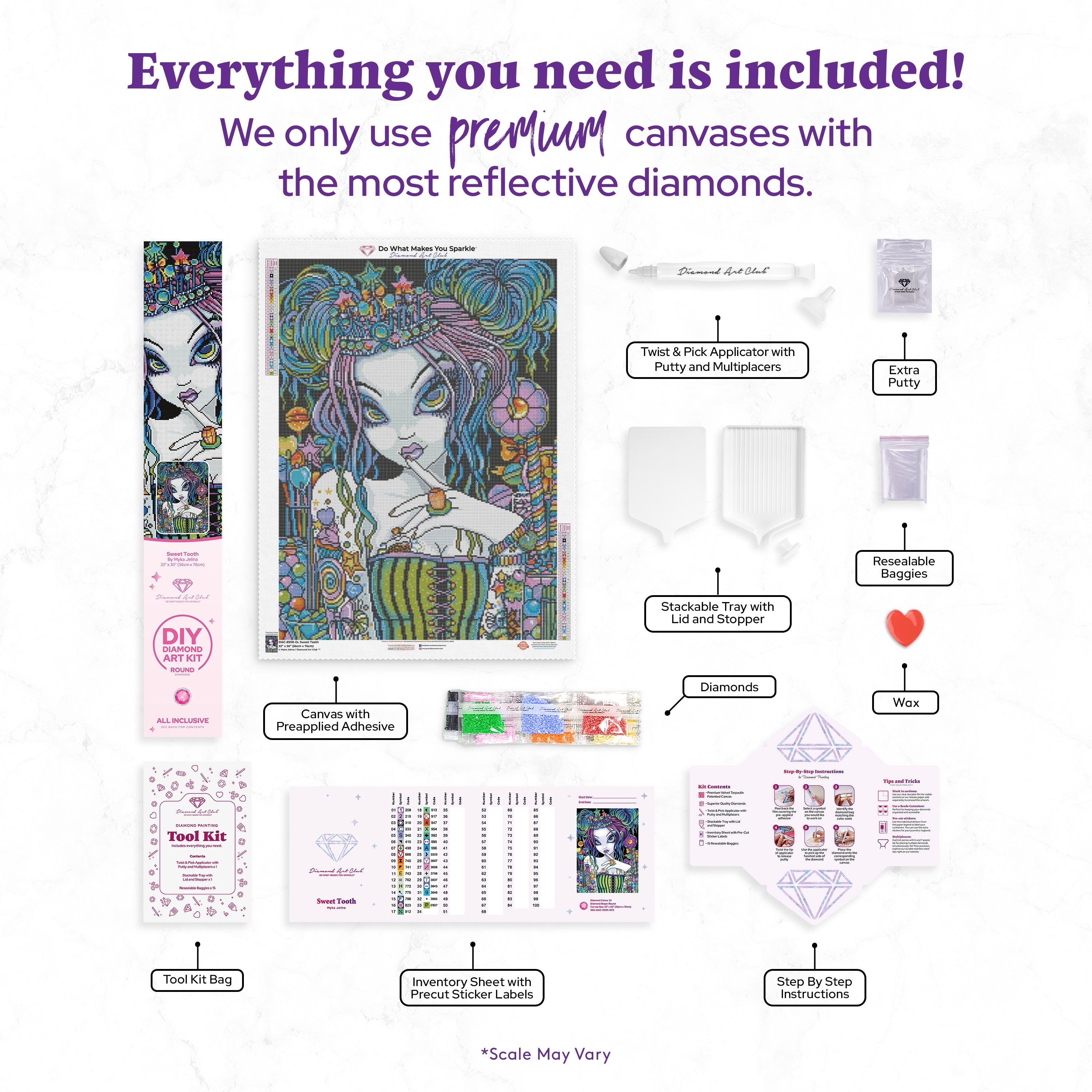 Sweet Tooth — Diamond Painting Kit