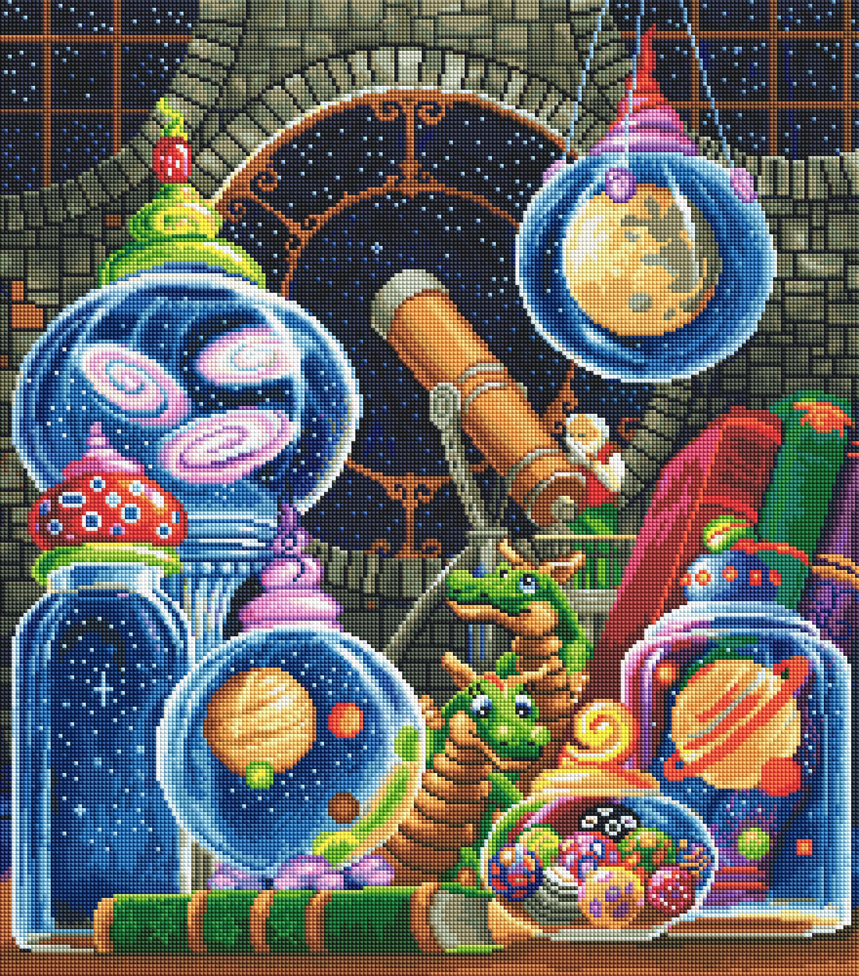 The Universe in a Jar — Diamond Painting Kit