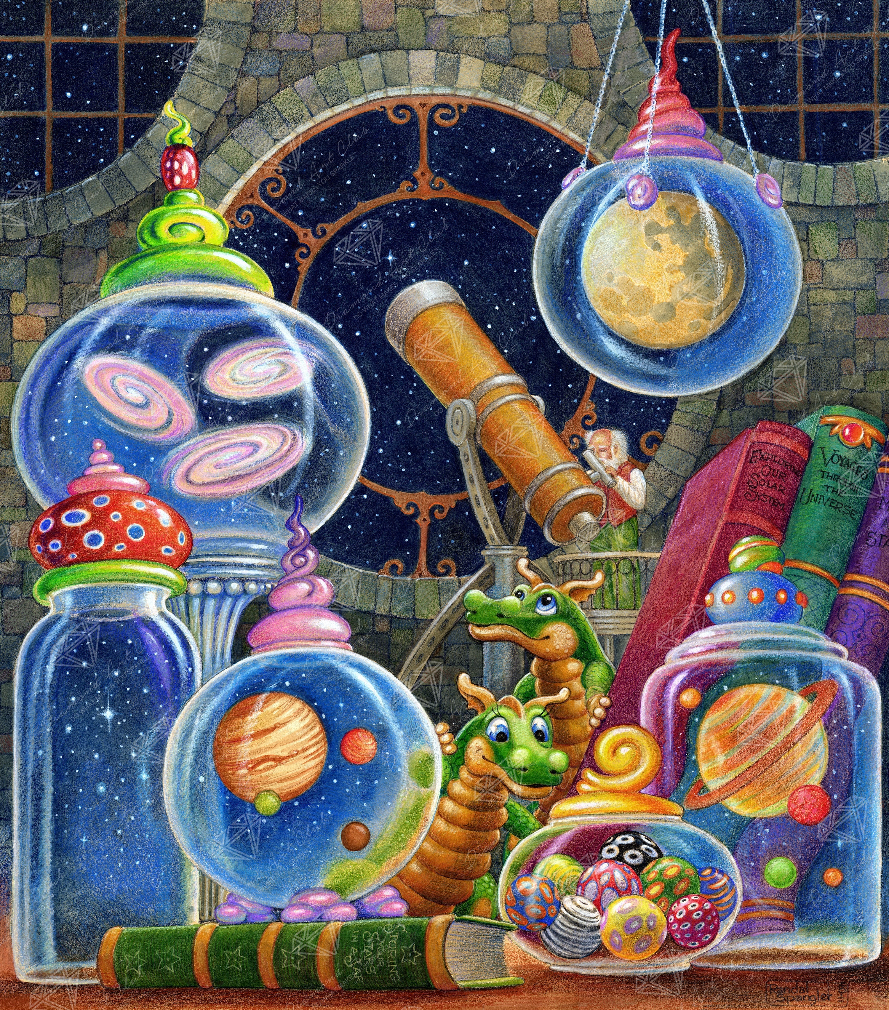 The Universe in a Jar — Diamond Painting Kit