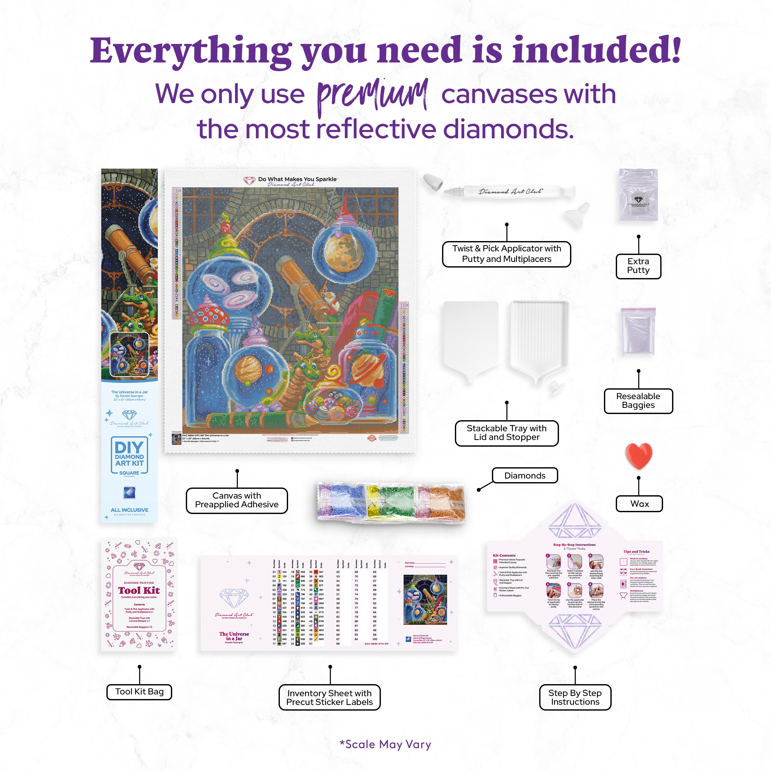 The Universe in a Jar — Diamond Painting Kit
